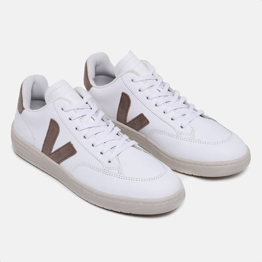Tênis V12 Couro Extra White Camel