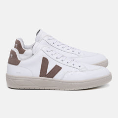 Tênis V12 Couro Extra White Camel
