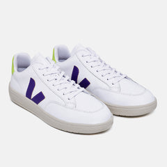Tênis V12 Couro Extra White Purple Lime