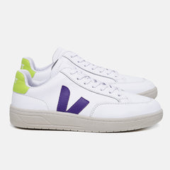 Tênis V12 Couro Extra White Purple Lime