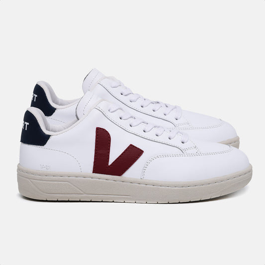 Tênis V12 Couro Extra White Marsala Náutico