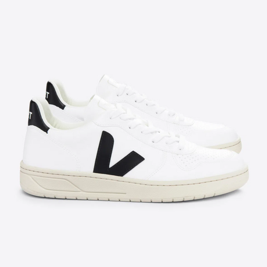 Tênis V-10 Couro Chromefree White Black
