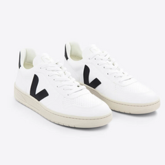 Tênis V-10 Couro Chromefree White Black
