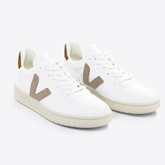 Tênis V-10 Couro Chromefree White Camel