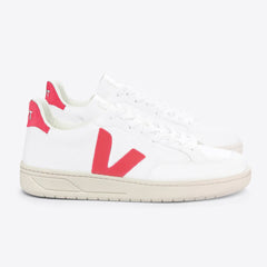 Tênis V12 Couro Extra White Pink