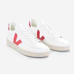 Tênis V12 Couro Extra White Pink