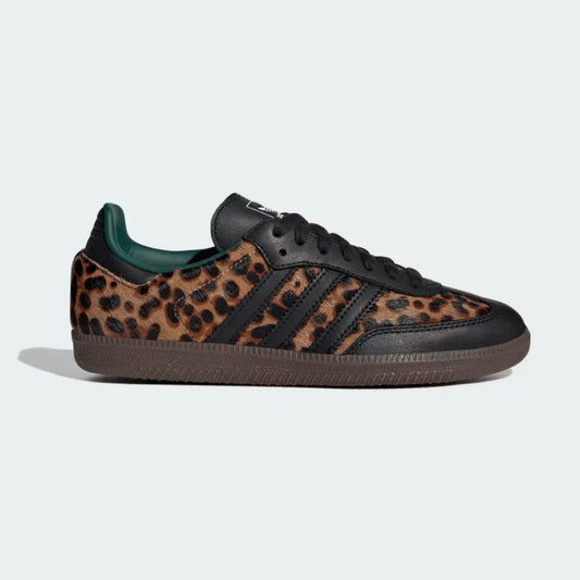 Tênis Samba OG Black Green Leopard